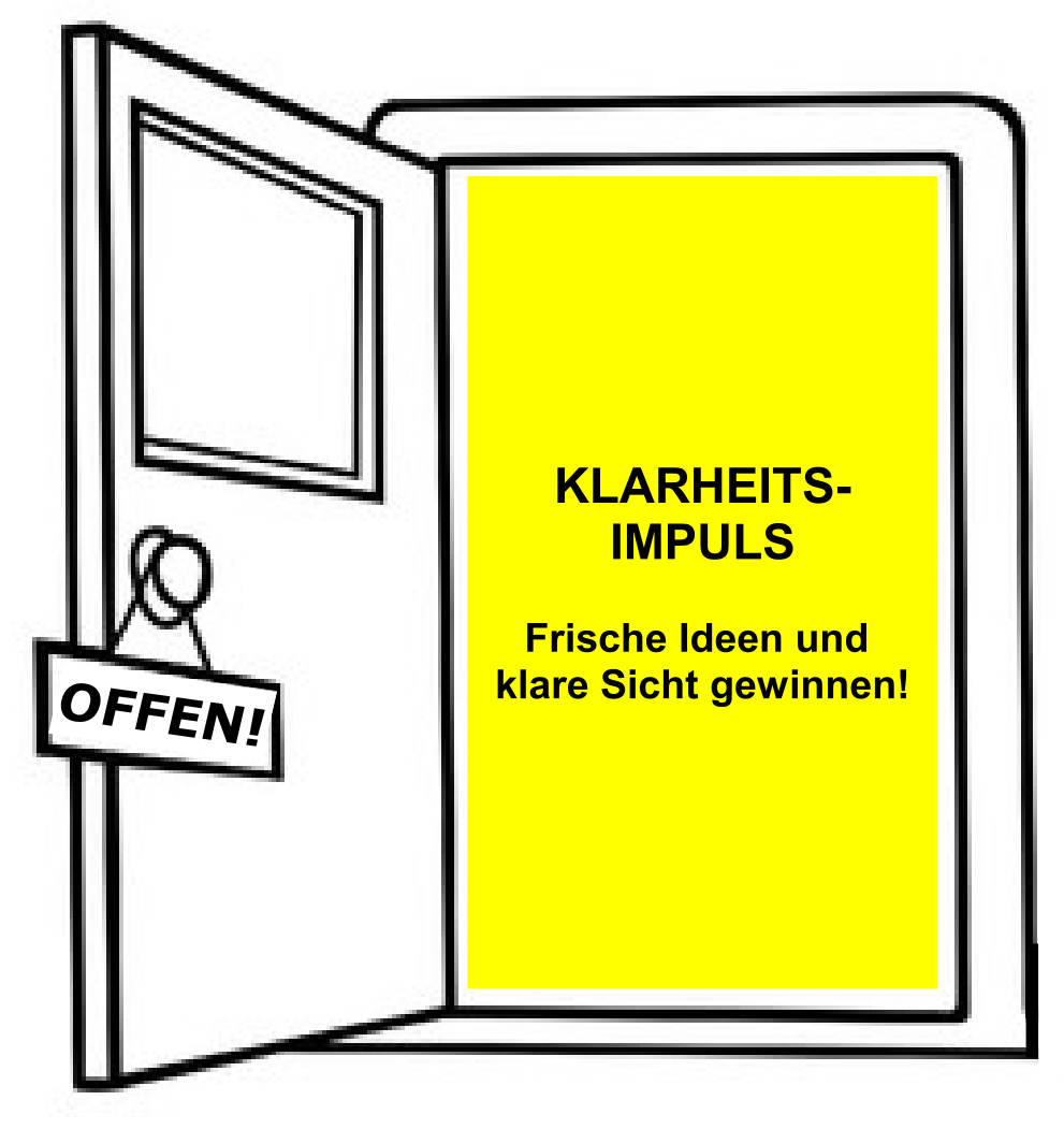 KLARHEITS-IMPULS - 90 Minuten Intensiv-Beratung – für einen frischen Blick und klare Richtung.